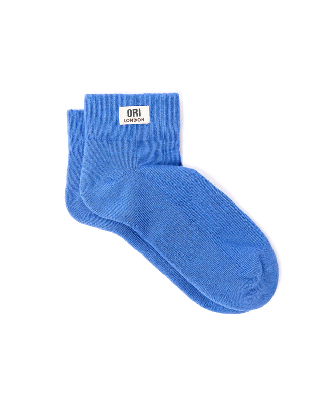 Wembley Ankle Socks for Women in Malibu Blue