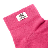 Wembley Ankle Socks for Women in Granita Red