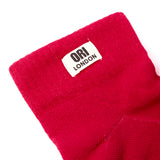 Wembley Ankle Socks for Women in Scarlet