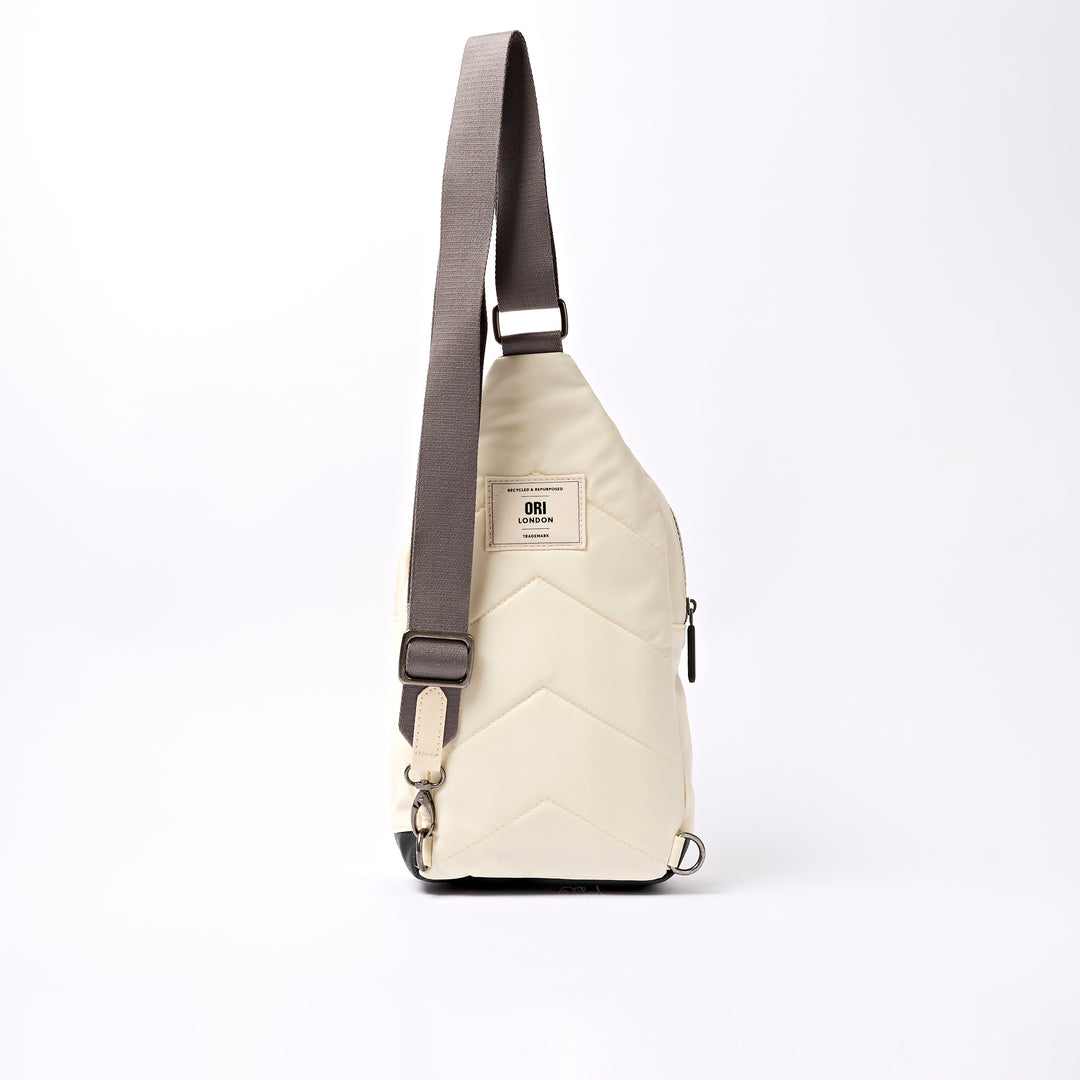 Willesden Sling Bag in Wax Paper Stripe