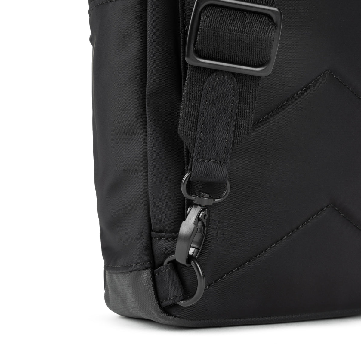 All Black Willesden Sling Bag in Black