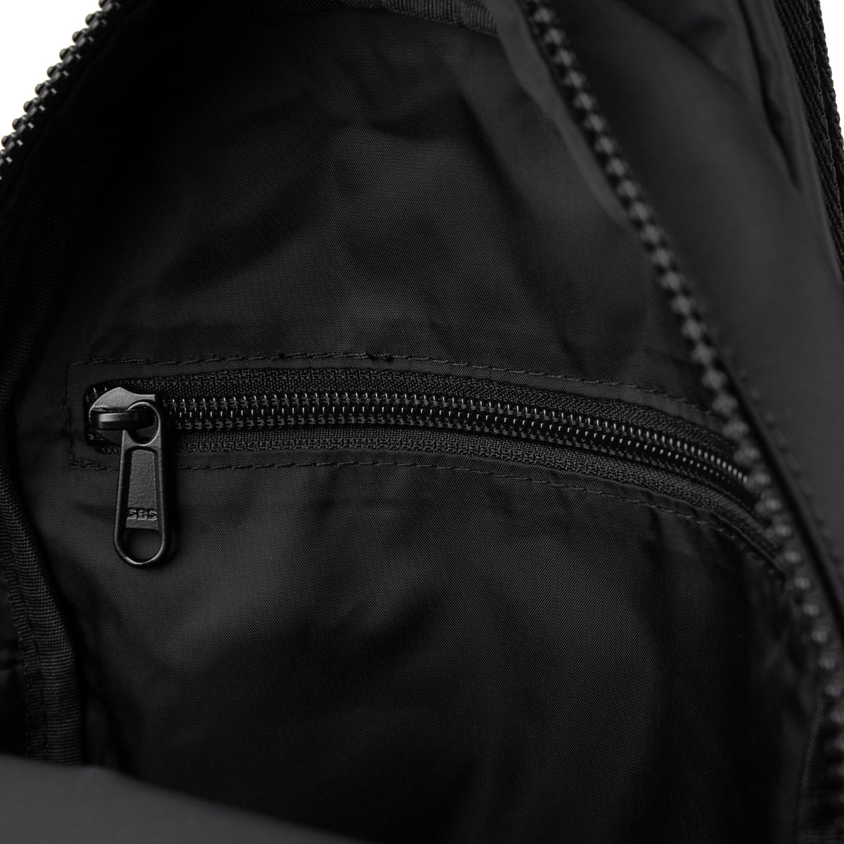 All Black Willesden Sling Bag in Black