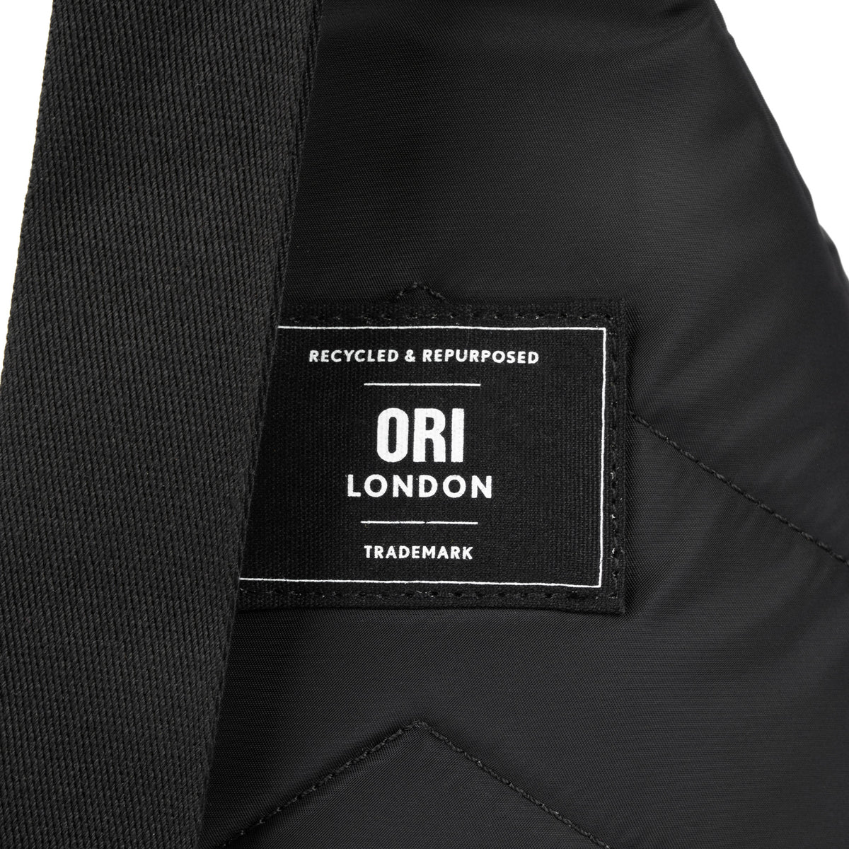 All Black Willesden Sling Bag in Black