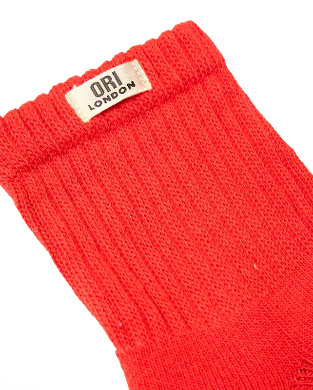 Windsor Crew Socks for Women in Cranberry