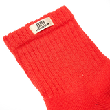 Windsor Crew Socks for Women in Cranberry