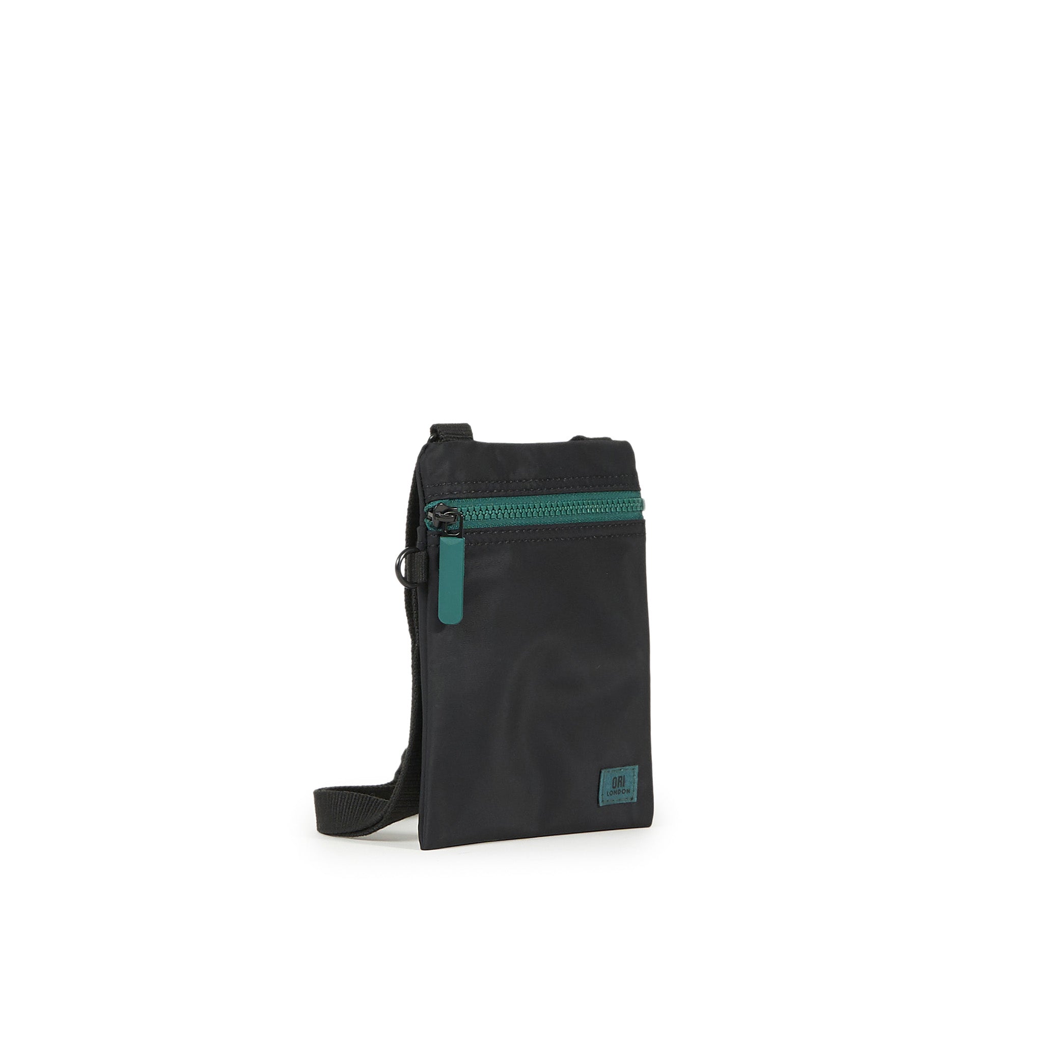 All Black Chelsea Teal | Eco-Friendly Pocket Sling Bag | ORI London