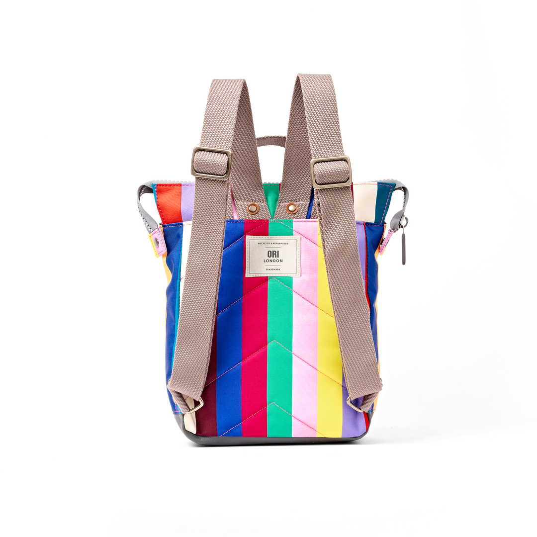 Bantry Backpack in Wide Multi Stripe