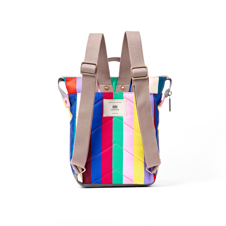Bantry Backpack in Wide Multi Stripe