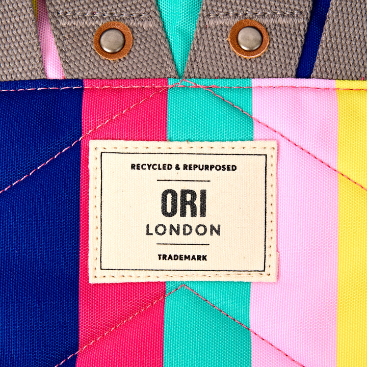 Bantry Backpack in Wide Multi Stripe