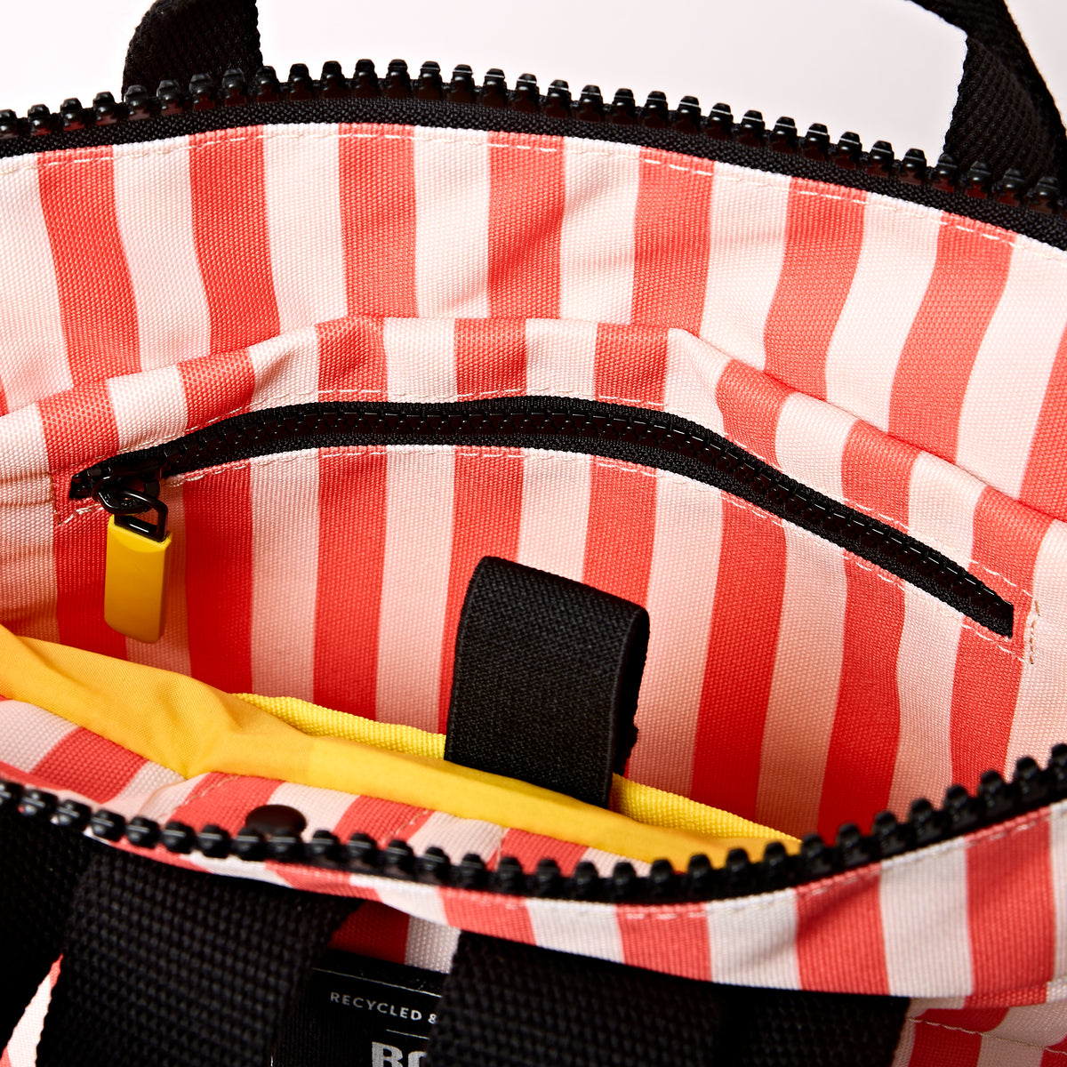 Bantry Backpack in Coral Stripe