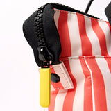 Bantry Backpack in Coral Stripe