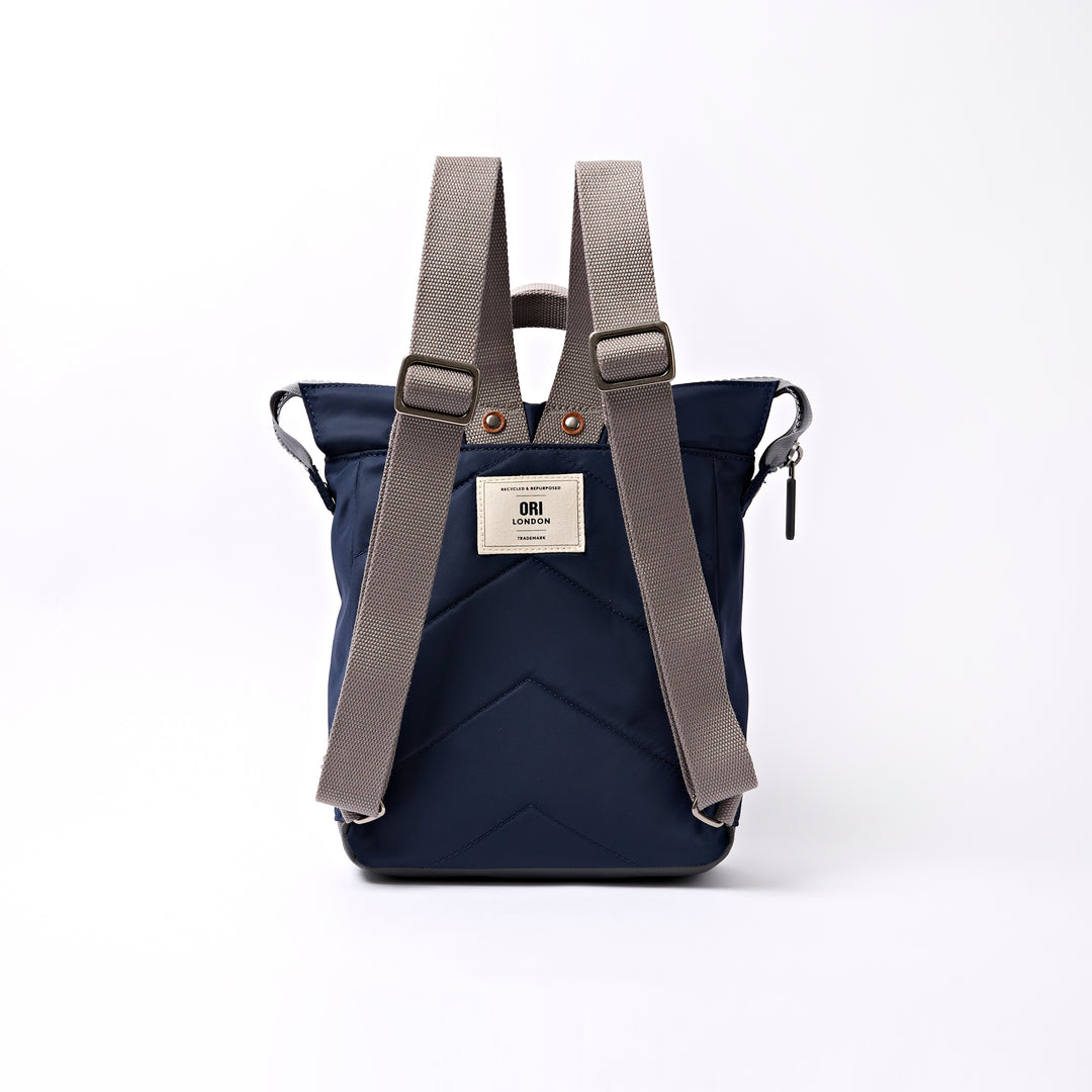 Bantry Small Backpack in Midnight Stripe Nylon