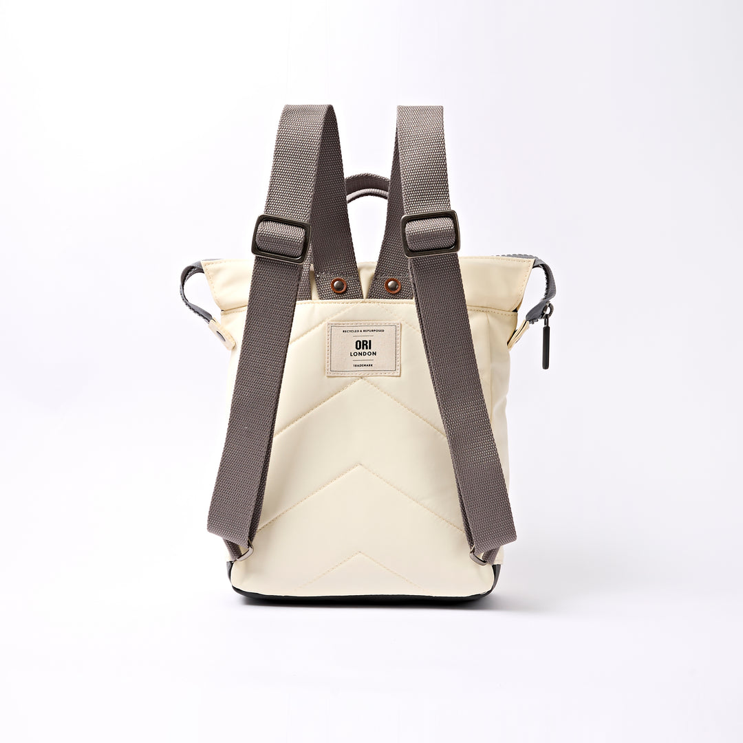 Bantry Small Backpack in Wax Paper Stripe Nylon