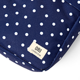 Bond Pocket Crossbody Bag in Navy Polka Dot