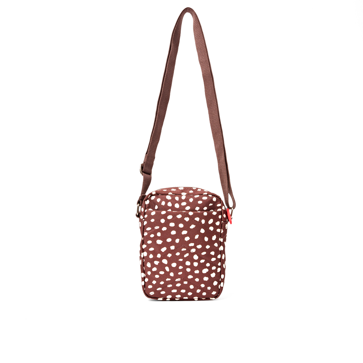 Bond Pocket Crossbody Bag in Brown Dot