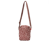 Bond Pocket Crossbody Bag in Brown Dot