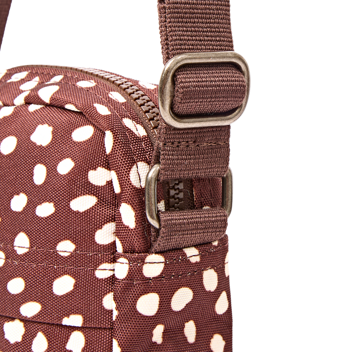 Bond Pocket Crossbody Bag in Brown Dot