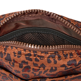 Bond Pocket Crossbody Bag in Mini Leopard