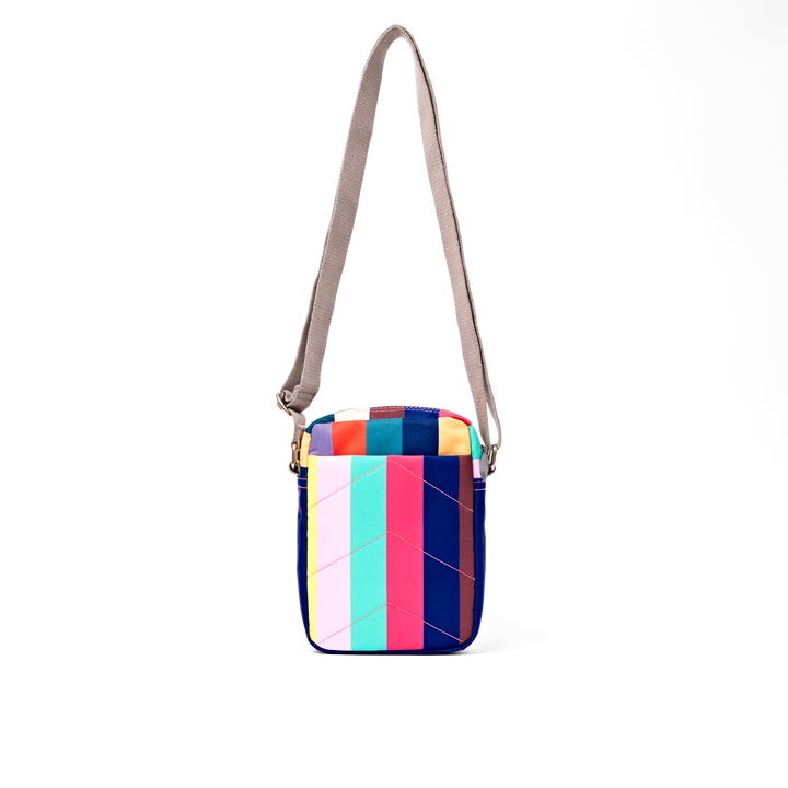 Bond Pocket Crossbody Bag in Wide Multi Stripe