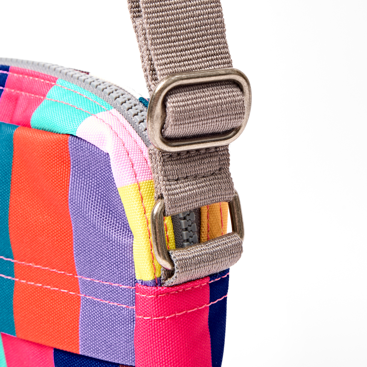 Bond Pocket Crossbody Bag in Wide Multi Stripe