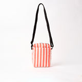 Bond Pocket Crossbody Bag in Coral Stripe