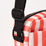 Bond Pocket Crossbody Bag in Coral Stripe