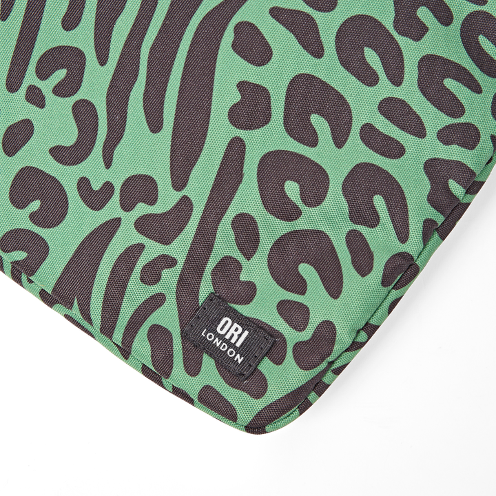 Brick Lane Laptop Sleeve in Mixed Animal Artichoke