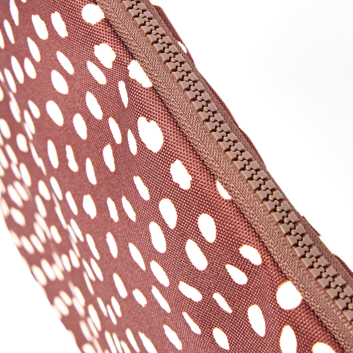 Brick Lane Laptop Sleeve in Brown Dot
