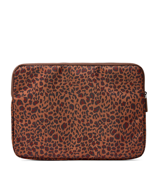 Brick Lane Laptop Sleeve in Mini Leopard
