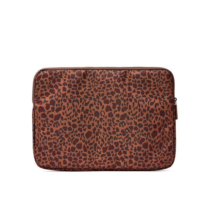 Brick Lane Laptop Sleeve in Mini Leopard