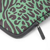 Brick Lane Laptop Sleeve in Mixed Animal Artichoke