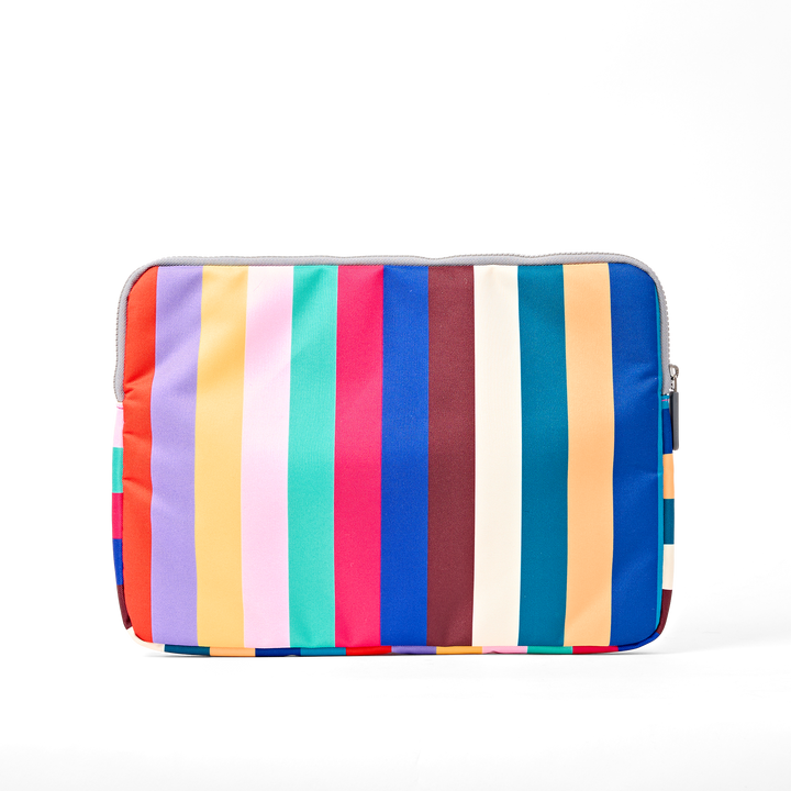 Brick Lane Laptop Sleeve in Wide Multi Stripe