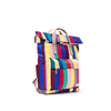 Canfield Roll Top Backpack in Wide Multi Stripe