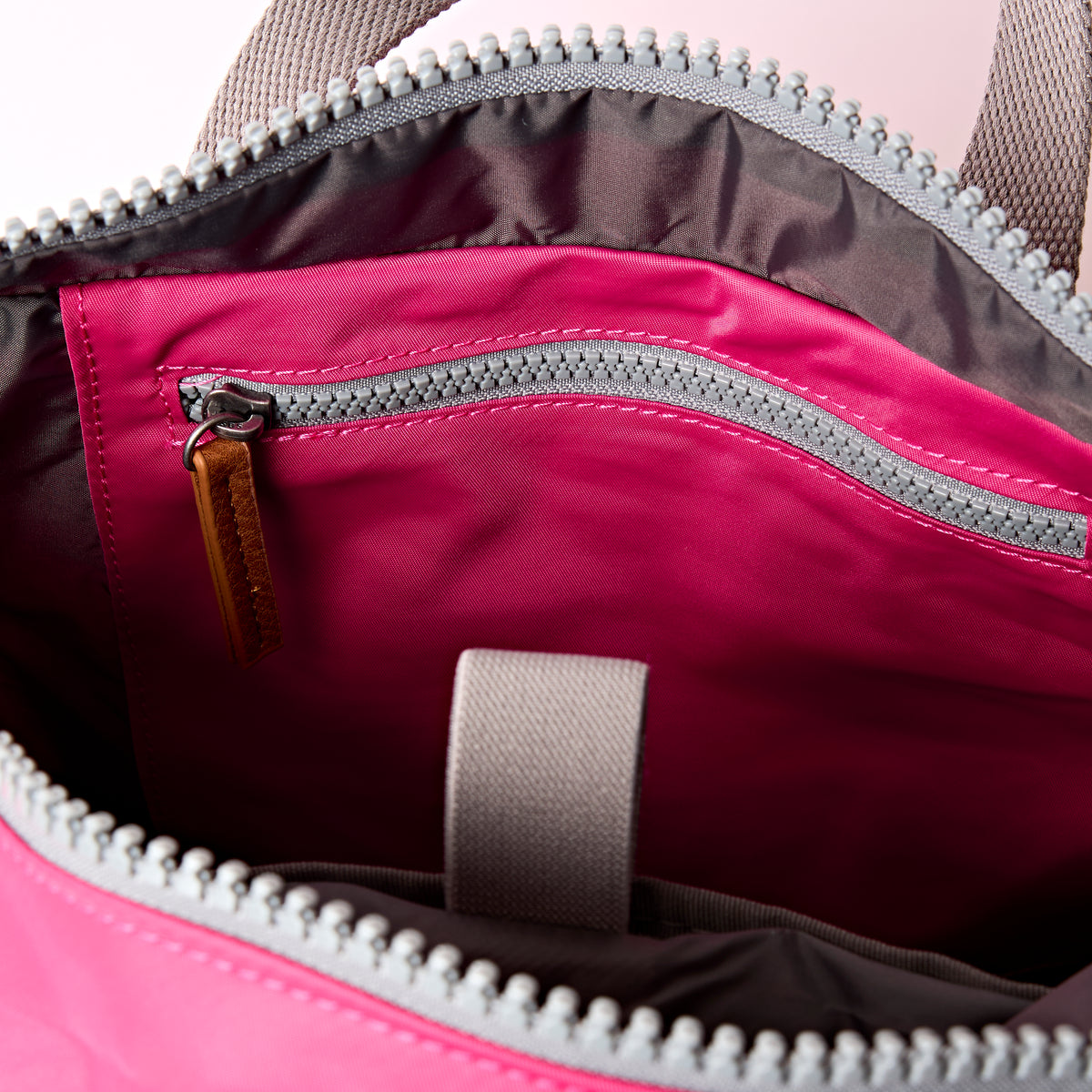 Canfield Roll Top Backpack in Granita Red