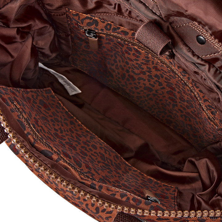 Canfield Roll Top Backpack in Mini Leopard