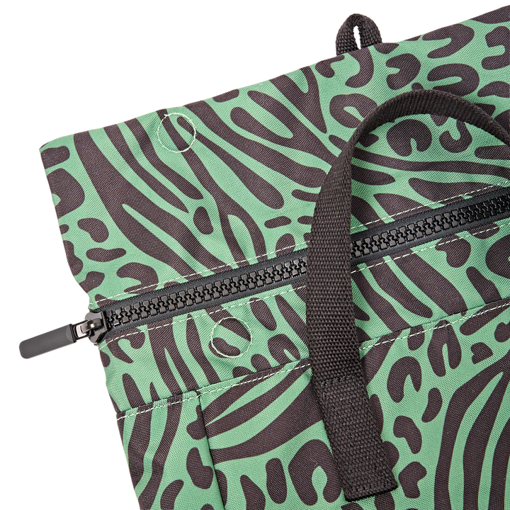 Canfield Roll Top Backpack in Mixed Animal Artichoke