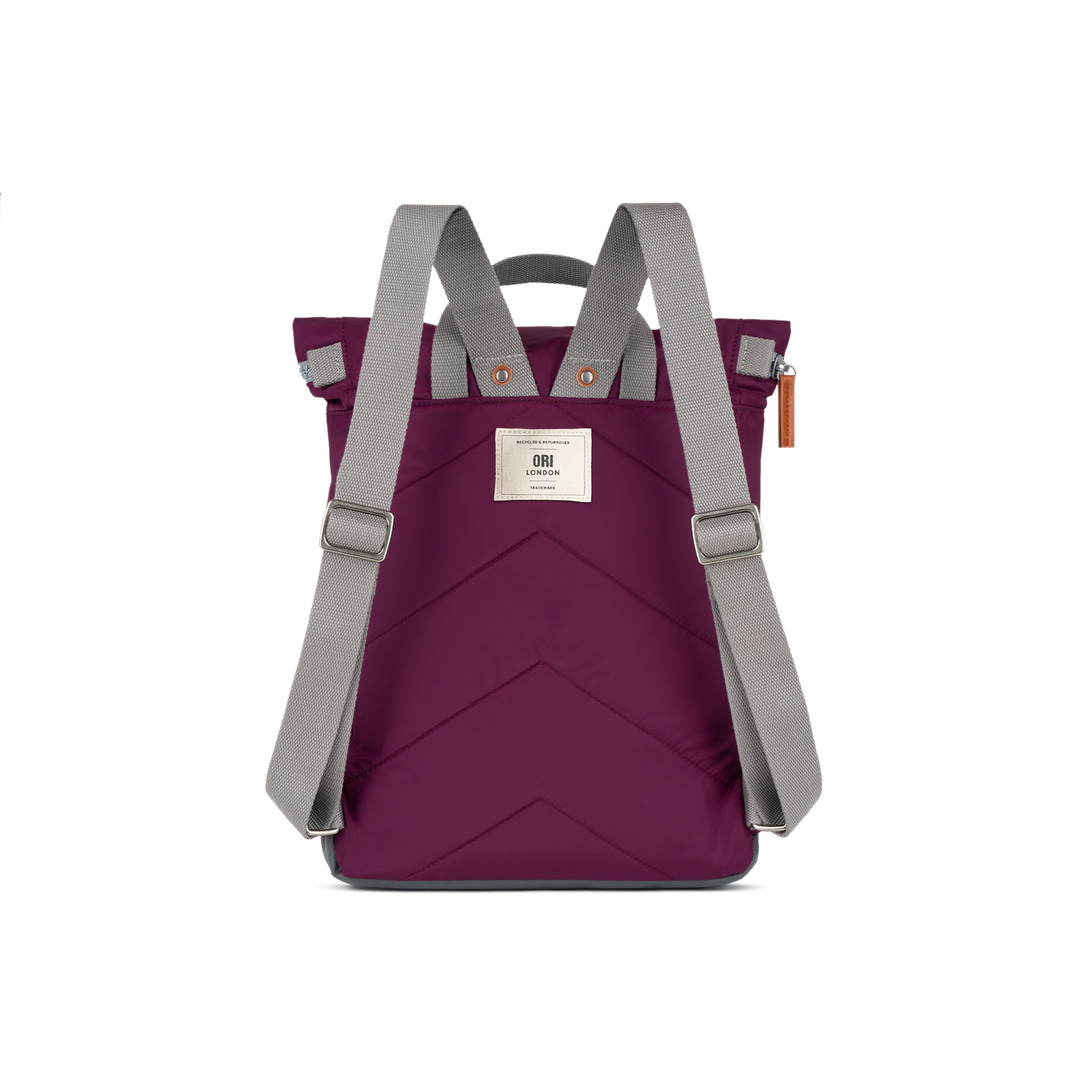 Canfield Roll Top Backpack in Royal Burgundy