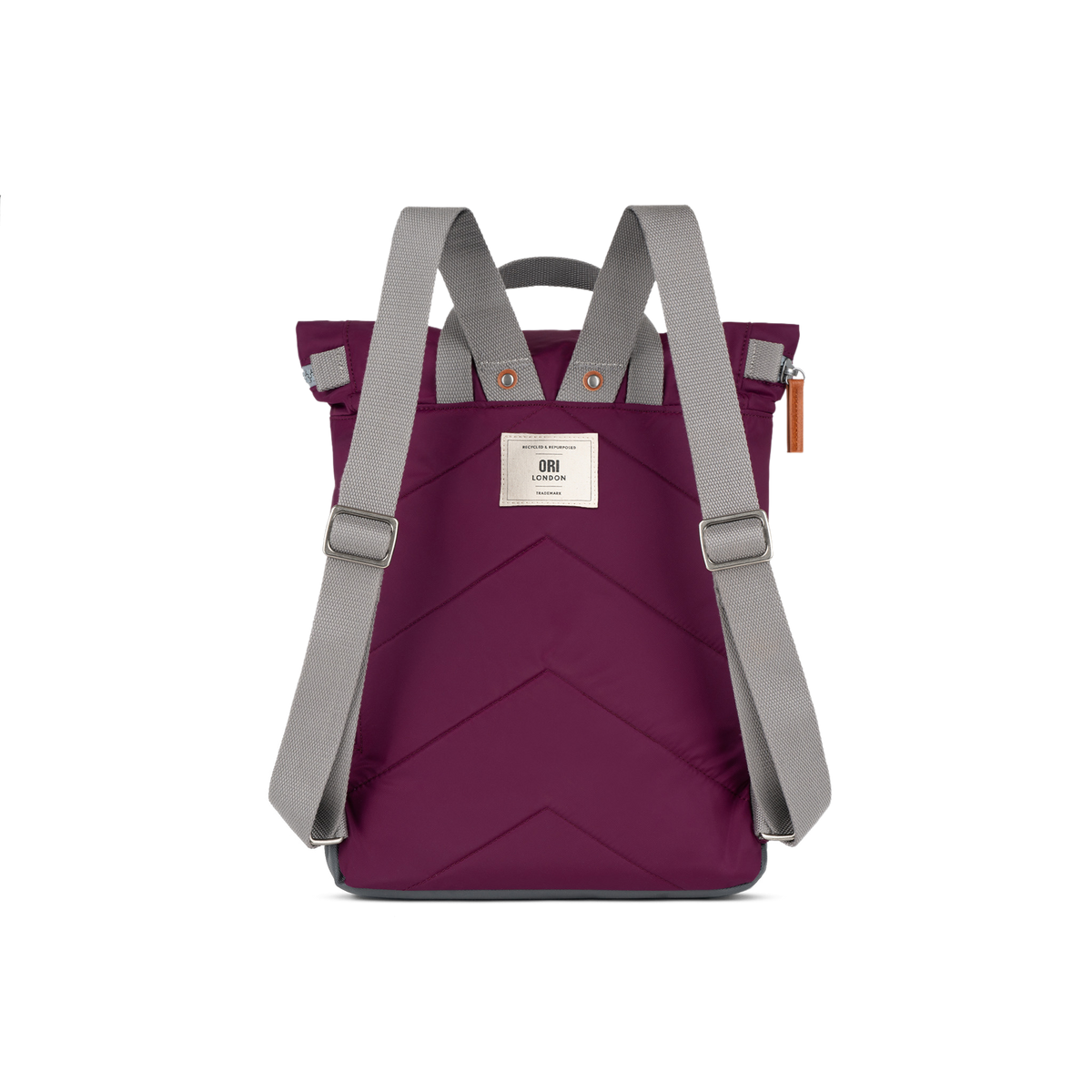 Canfield Roll Top Backpack in Royal Burgundy