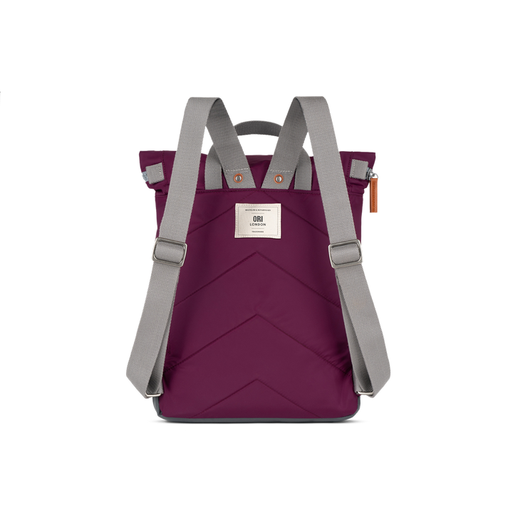 Canfield Roll Top Backpack in Royal Burgundy