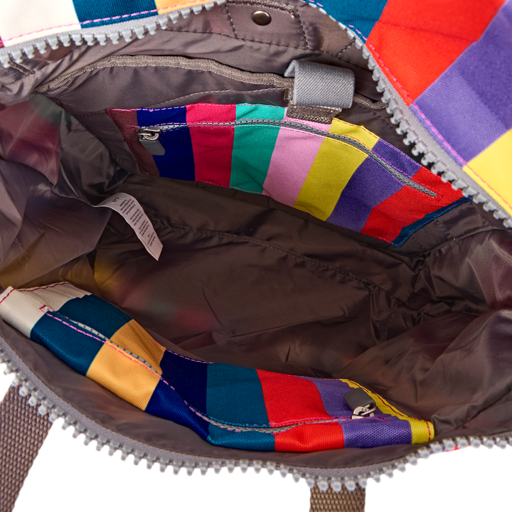 Canfield Roll Top Backpack in Wide Multi Stripe