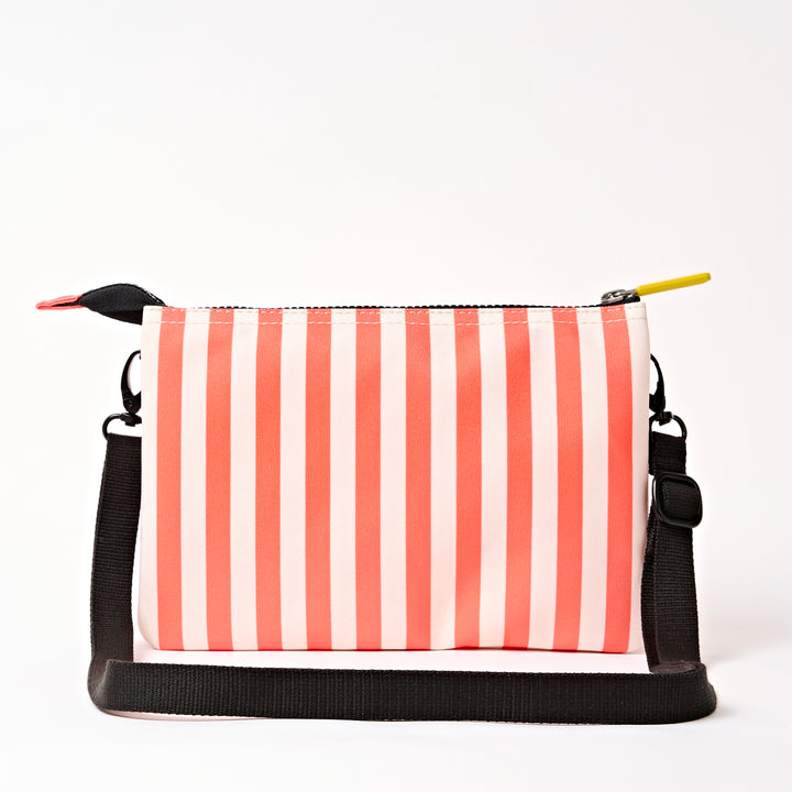 Carnaby Crossbody Bag in Coral Stripe