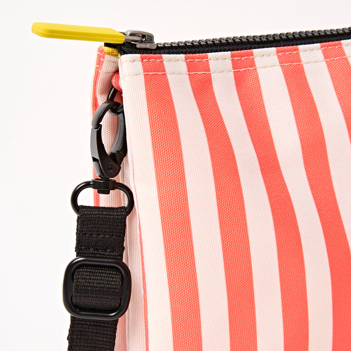 Carnaby Crossbody Bag in Coral Stripe