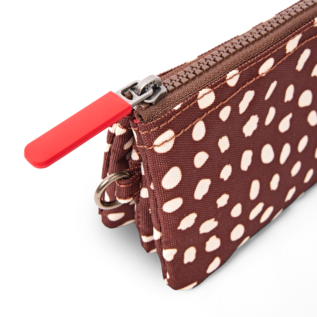 Carnaby Wallet in Brown Dot