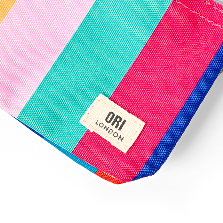 Carnaby Wallet in Wide Multi Stripe