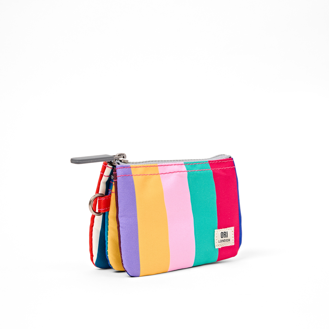 Carnaby Wallet in Wide Multi Stripe