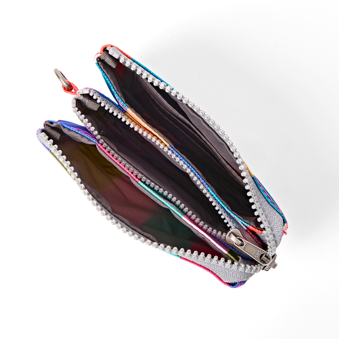 Carnaby Wallet in Wide Multi Stripe