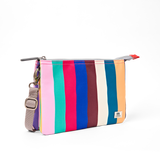 Carnaby Crossbody Bag in Wide Multi Stripe