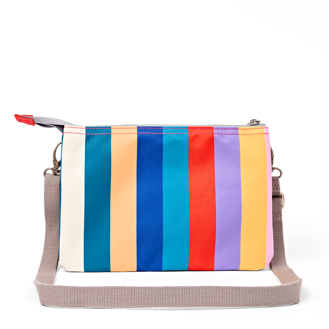 Carnaby Crossbody Bag in Wide Multi Stripe