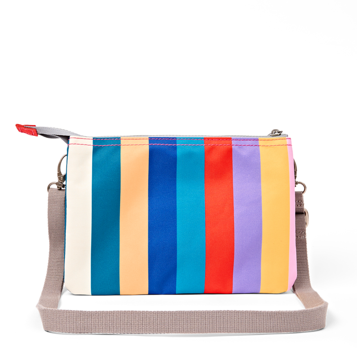 Carnaby Crossbody Bag in Wide Multi Stripe