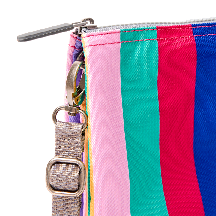 Carnaby Crossbody Bag in Wide Multi Stripe